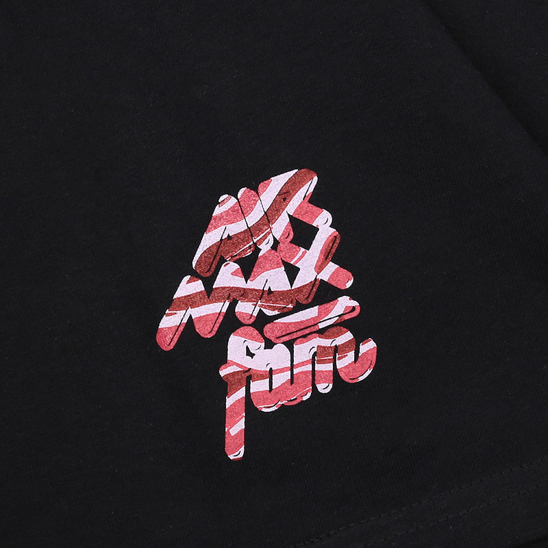 мужская черная футболка Sneakerhead Bacon Tee bacon - цена, описание, фото 4